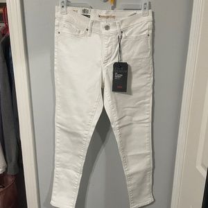 Levi's 311 White Denim Jeans Size 29
